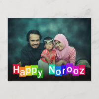 Farbige Foto Typografie glücklich Norooz Neues Jah