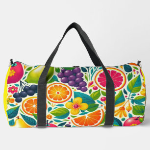Farbige Früchte Duffle Bag