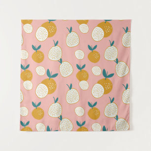 Farbige Früchte, nahtlose Hintergrundmuster. Wandteppich