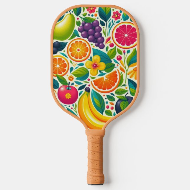 Farbige Früchte Pickleball Schläger (Vorderseite)
