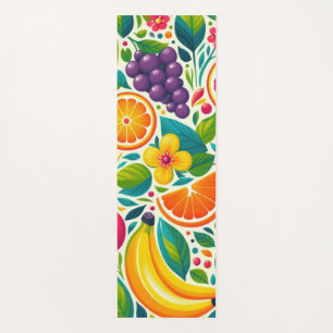 Farbige Früchte Yogamatte