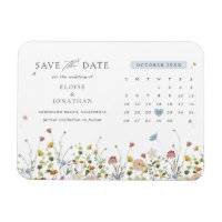 Farbige Frühlingsblüte Save the Date Wiese