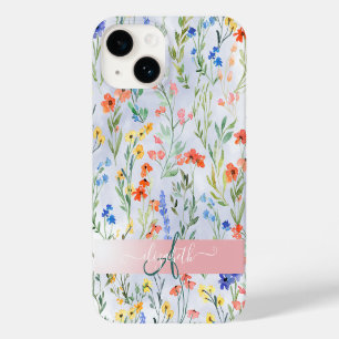 Farbige Frühlingsmischerei-Wildblume Case-Mate iPhone 14 Hülle