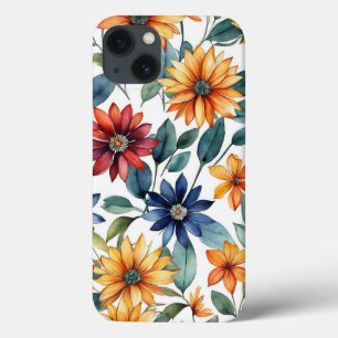 Farbige Frühlingsmuster Wildblumen Hübsches Muster Case-Mate iPhone Hülle