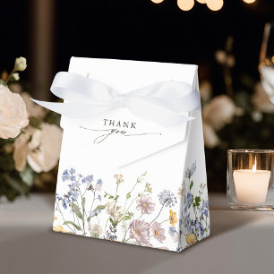 Farbige Frühlingswiese mit Wildblumen  Brautdusche Geschenkschachtel