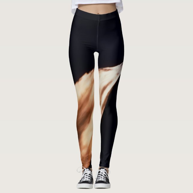 Farbige Galaxie Leggings (Vorderseite)