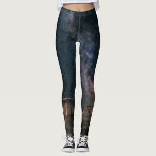 Farbige Galaxie Leggings