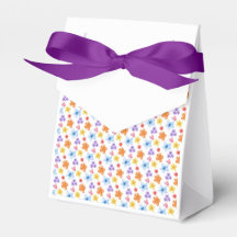 Farbige Gastgeschenk-Tasche mit Blumenmuster,