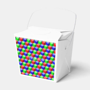 Farbige Gebäude Blöcke Thunder_Cove 3-D Geschenkschachtel