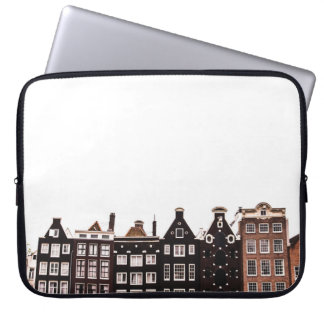FARBIGE GEBÄUDE LAPTOPSCHUTZHÜLLE
