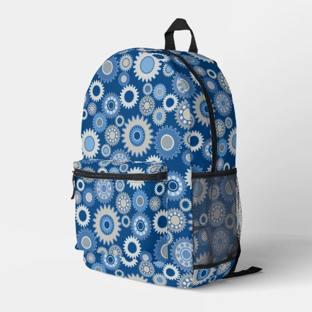 Farbige Geber Bedruckter Rucksack (Rückseitige Ecke Rechts)