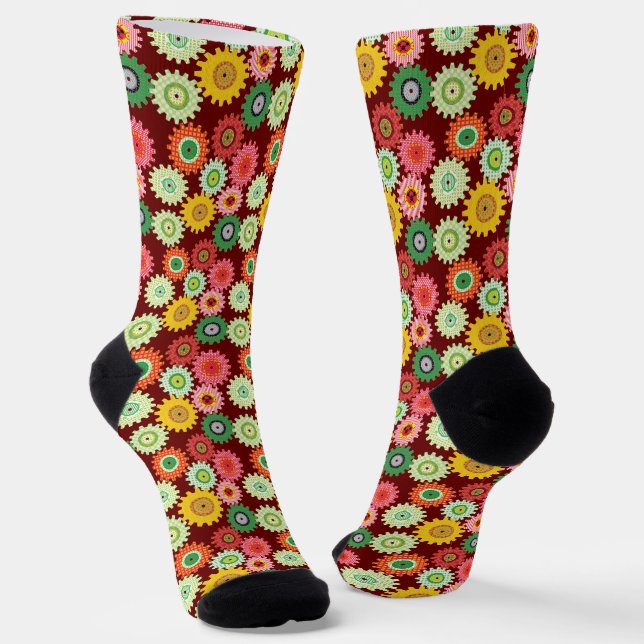 Farbige Geber Socken (Gewinkelt)