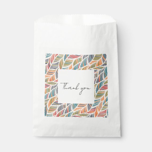 Farbige Gefälligkeitstasche Geschenktütchen (Vorderseite)