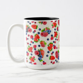 Farbige gemischte Berries Zweifarbige Tasse