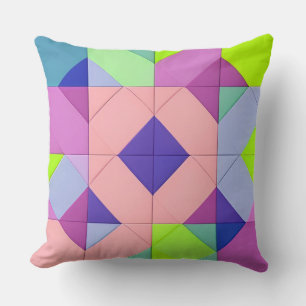 Farbige geometrische abstrakte Kunst Kissen