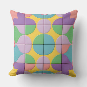 Farbige geometrische abstrakte Kunst Kissen