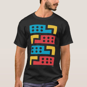 Farbige geometrische Abstrakte Zusammensetzung T-Shirt