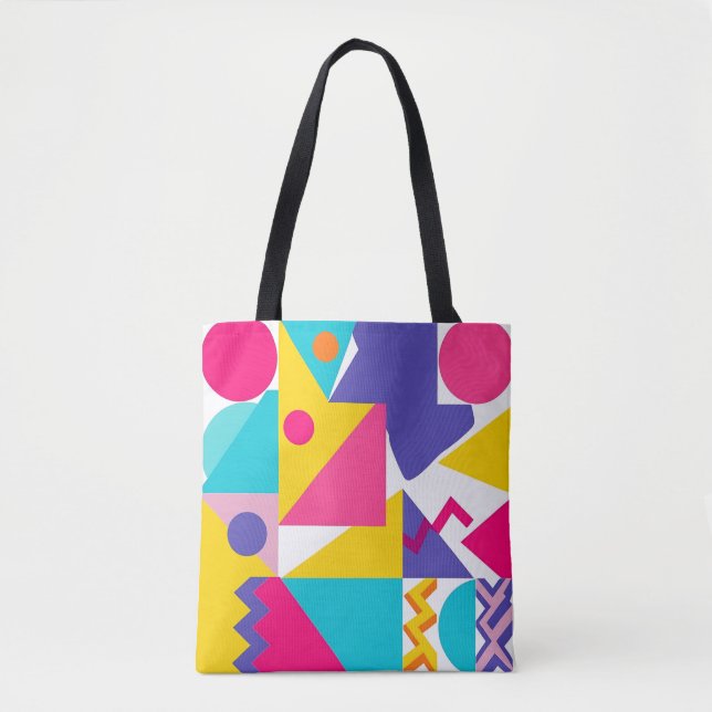 Farbige geometrische Design-Tasche (Vorderseite)