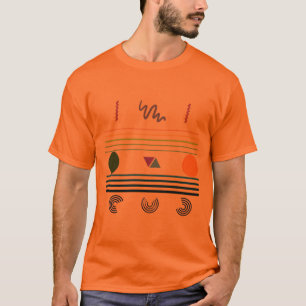 Farbige geometrische Formen Abstrakte moderne Mini T-Shirt