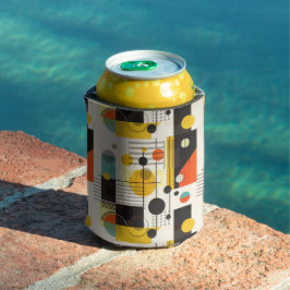 Farbige geometrische Formen Dosenkühler