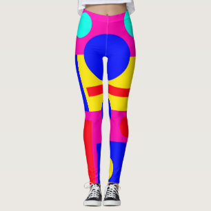 Farbige geometrische Formen Leggings