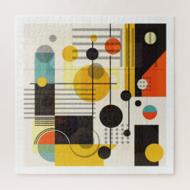 Farbige geometrische Formen Puzzle