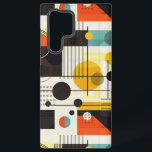 Farbige geometrische Formen Samsung Galaxy Hülle<br><div class="desc">Bunte Kreise,  Quadrate und Linien,  moderne abstrakte künstlerische Komposition.</div>