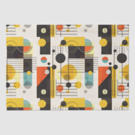 Farbige geometrische Formen Seidenpapier