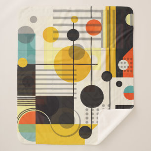 Farbige geometrische Formen Sherpadecke