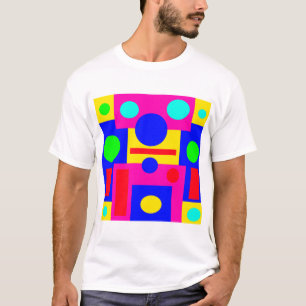 Farbige geometrische Formen T-Shirt