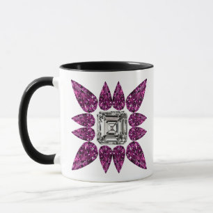 Farbige geometrische Formen Tasse