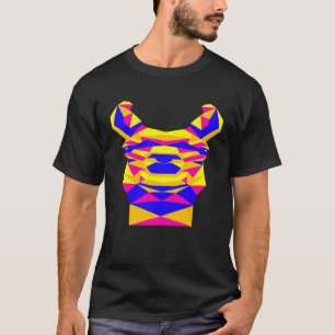 Farbige geometrische Lama Premium T-Shirt