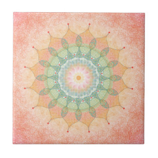 Farbige geometrische Mandala-Kachel - Original-Dig Fliese