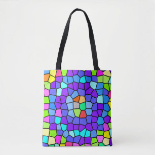 Farbige geometrische Mosaik-Tasche