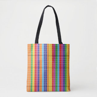 Farbige geometrische Muster-Tasche – Moderner Rege