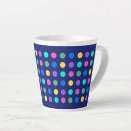 Farbige geometrische Punkte Trinkgefäß-Design - Milchtasse