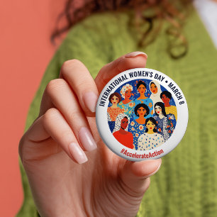 Farbige Gesichter   Internationaler Frauentag   IW Button