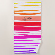 Farbige gestrichene Streifen