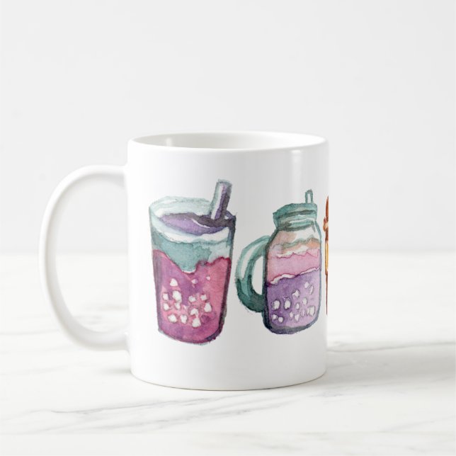 Farbige Getränke Kaffeetasse (Links)