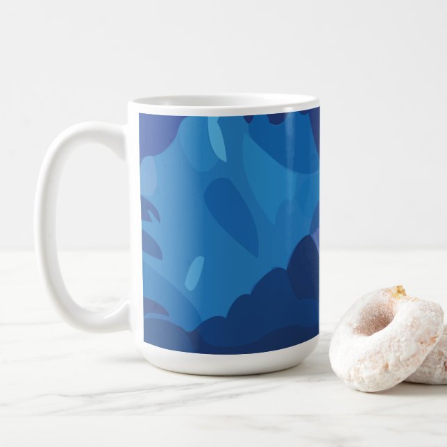 Farbige Gewitterwolken  Kaffeetasse (Mit Donut)