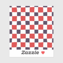 Farbige Gingham-Muster Coole Scrapbooking Rot