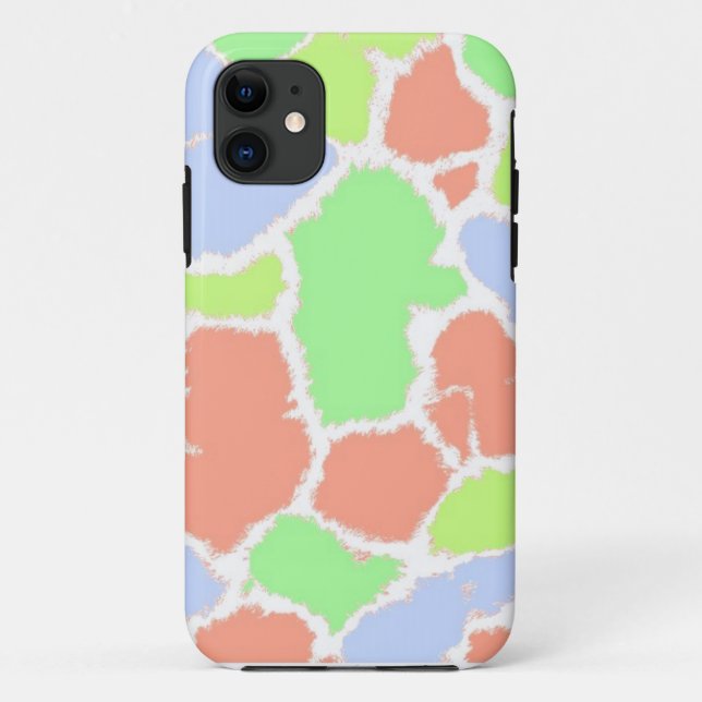 Farbige Giraffe-Fur-Muster Case-Mate iPhone Hülle (Rückseite)