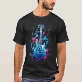 Farbige Gitarre T-Shirt