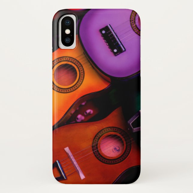 Farbige Gitarren Case-Mate iPhone Hülle (Rückseite)