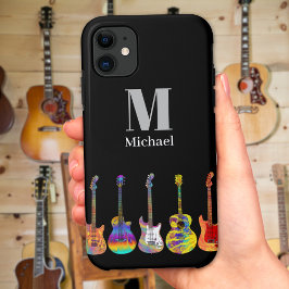 Farbige Gitarren-Monogram Case-Mate iPhone Hülle