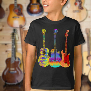 Farbige Gitarren T-Shirt