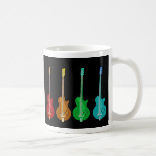Farbige Gitarren Tasse