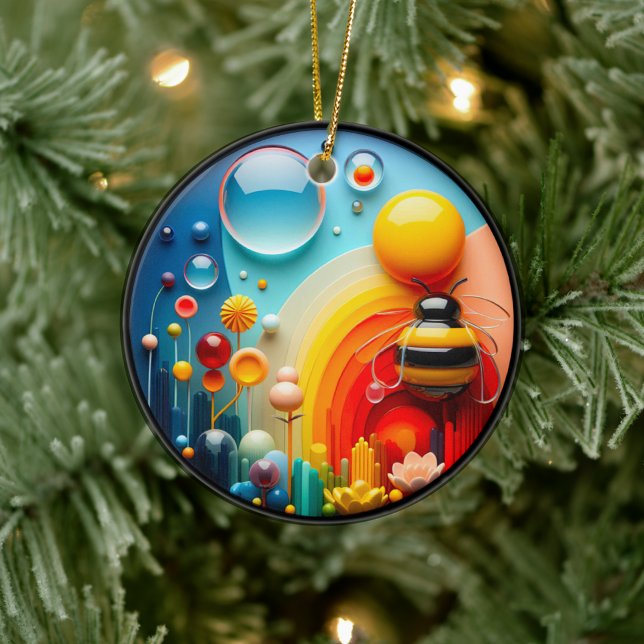 Farbige Glasgartenkunst Keramik Ornament (Von Creator hochgeladen)