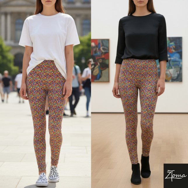 Farbige Glasmarmor Leggings (Von Creator hochgeladen)