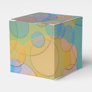 Farbige Glaszirkeln Abstrakte Moderne Kunst Geschenkschachtel